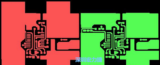 此操作可使文件中大部分的焊盤輸出后仍為焊盤，不會成為線性焊盤，并且不會產生像下圖一樣的短路情況