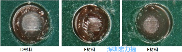 圖14- 冷球拉力試驗(yàn)后，光學(xué)顯微鏡下的失效模式