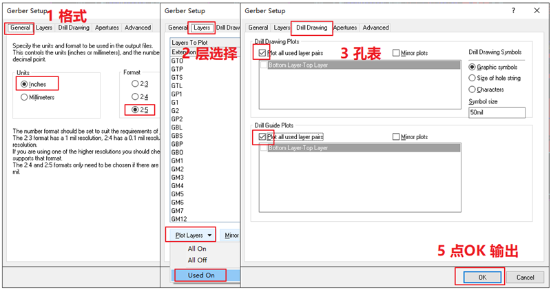 輸出Gerber部分，F(xiàn)ile下選擇 Gerber Files